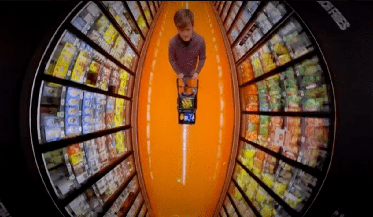 Load video: VOOMcart grocery shopping easy