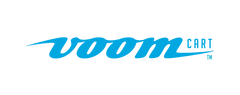 VOOMcart logo blue trademark