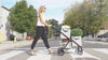 VOOMcart personal shopping cart promotes walking, is easy to load, fits in the trunk of a car, and you can unload right from kitchen counter